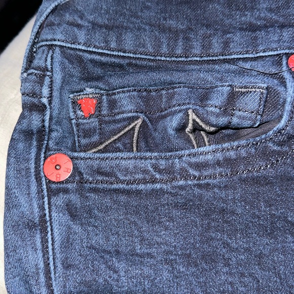 True Religion Men’s Rocco Manchester United. Dark Blue denim with red tags. - Picture 10 of 10